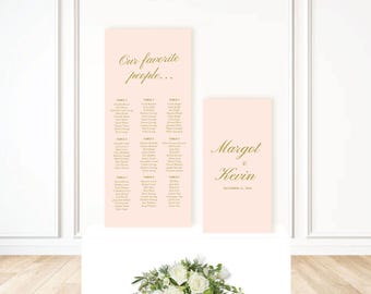 Two Piece Wedding Seating Chart, Wedding Signage, Wedding Welcome Sign, Welcome Sign, Party Signs, Custom Shaped Sign, Custom Wedding Sign