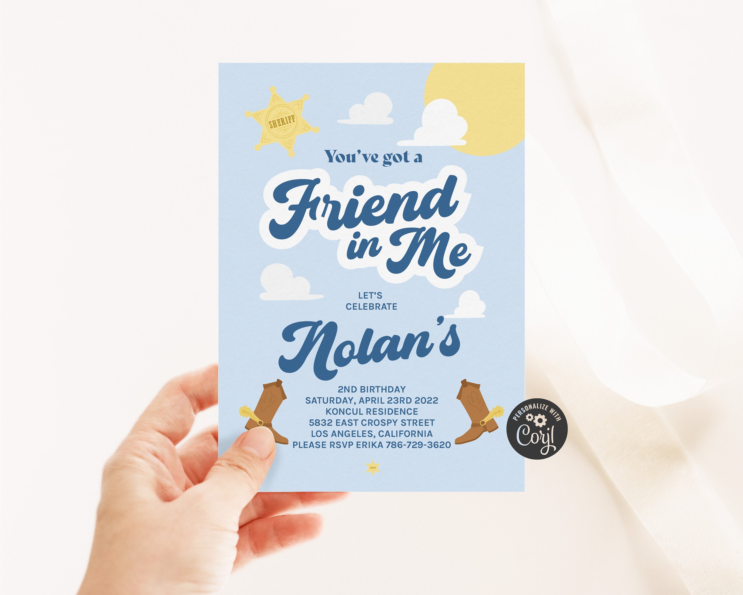 Toy Story Invitation Toy Story Birthday Invitation Toy Story Birthday Woody Birthday Invite Toy Story Birthday Party