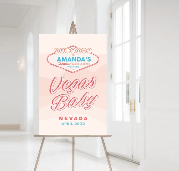 Editable Vegas Bachelorette Poster Las Vegas Poster Las Etsy
