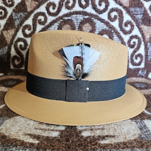 Mocha Lowrider Stingy Brim Fedora | Mastermind Hats | Lowrider Fedora