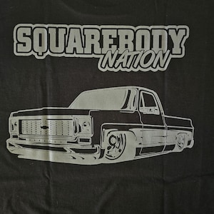 Adult Squarebody | Lowrider Wear | Chevrolet | Unisex | Womens Vneck | Mens Tshirt |Fathers Day Gift | Gift for Him | Christmas Gift