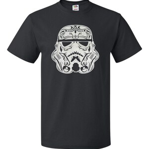 Adult Unisex Trooper Skull Day of the Dead Tee|Dia De Los Muertos|Skeleton Tees|Skull Day of the Dead Tshirt