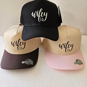 Wifey Dad Hat, Wifey Cap, Wifey Hat, Bachelorette Hat, Wifey Baseball Hat, Honeymoon Dad Hat, Bride Gift Bridal Shower Gift, Wifey Cap