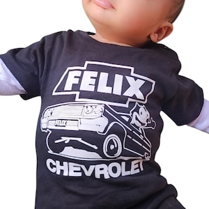 Kids Felix Chevrolet|Lowrider|Kids Streetwear|Chicano Wear|Unisex|Kids Tees|LowriderWear|Lowrider Style|Chevy Tees|Impala Tees|Feliz the Cat