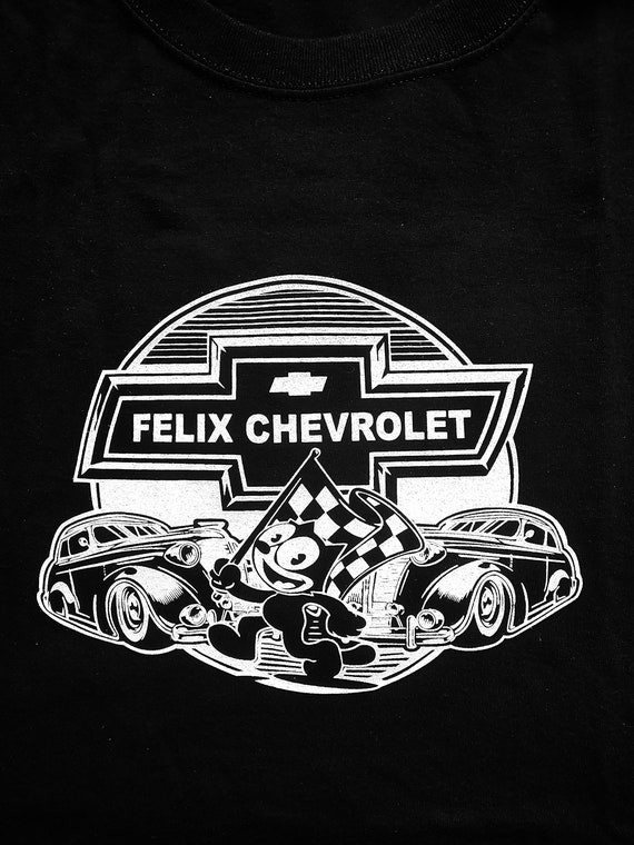Adult Felix the Cat Chevrolet Bomb Lowrider Wear Felix the Cat Chevrolet Lowrider Bomb Unisex Womens Vneck Etsy