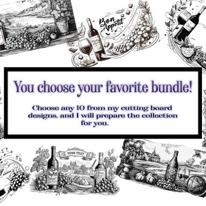 10 Personalized Bundle Charcuterie cutting Board Laser Engrave File DIY kitchen decor LightBurn SVG Glowforge Wedding Birthday Gift