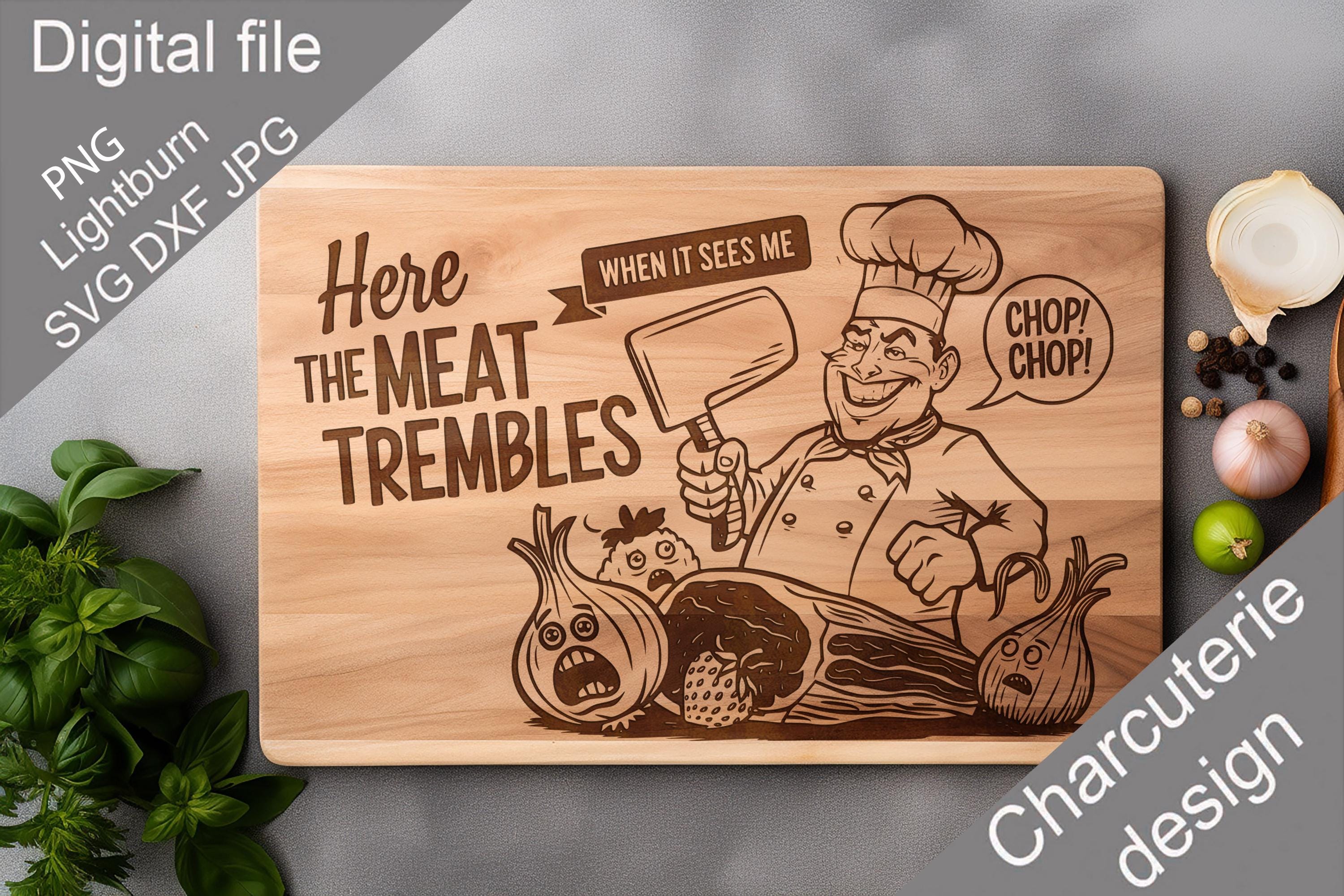 Funny SVG Charcuterie Board, Chopping Board, Cutting Board, Kitchen Towel, Laser Engraved Files, Digital, Vector, Kitchen Decor, Glowforge