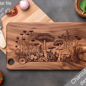 Charcuterie, SVG, Chopping Board, Cutting Board, Kitchen Towel, Laser Engraved Files, Digital, Vector, Kitchen Decor, Glowforge, Cut File