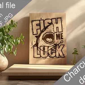 Funny Shark Charcuterie, SVG, Chopping Board, Cutting Board, Kitchen Towel, Laser Engraved Files, Digital, Vector, Kitchen Decor, Glowforge