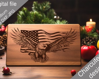 Christmas Digital Laser Engraved Files SVG Charcuterie board, Cutting Chopping Board, T-shirt, Vector, Kitchen Decor, Gift, Glowforge