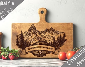 Charcuterie, SVG, Chopping Board, Cutting Board, Kitchen Towel, Laser Engraved Files, Digital, Vector, Kitchen Decor, Glowforge, Cut File