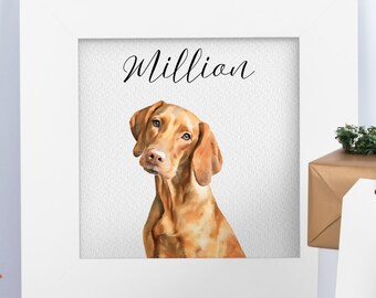 Custom Pet Painting, Dog Memorial Portrait, Personalized Digital Portrait, Digital Pet Portrait, Pet Portrait Gifts, Pet Portrait Commission