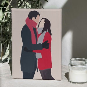 Custom Oil Portrait Illustration Custom Family Portrait Painting Faceless Portrait Portrait Oil Illustration: Personalized valentine Gift