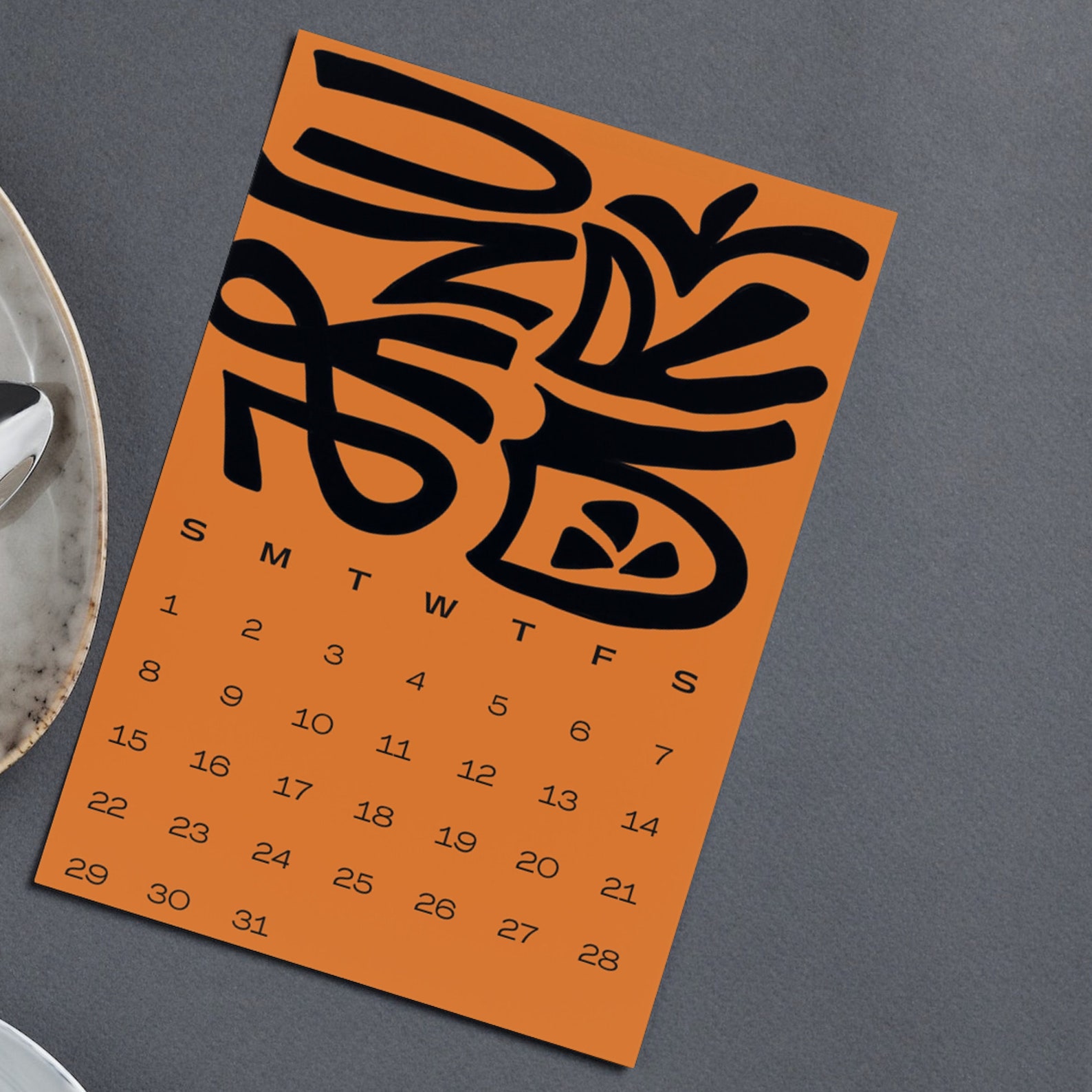 2023 Printable Desk Calendar Quotes Calendar Monthly Etsy UK