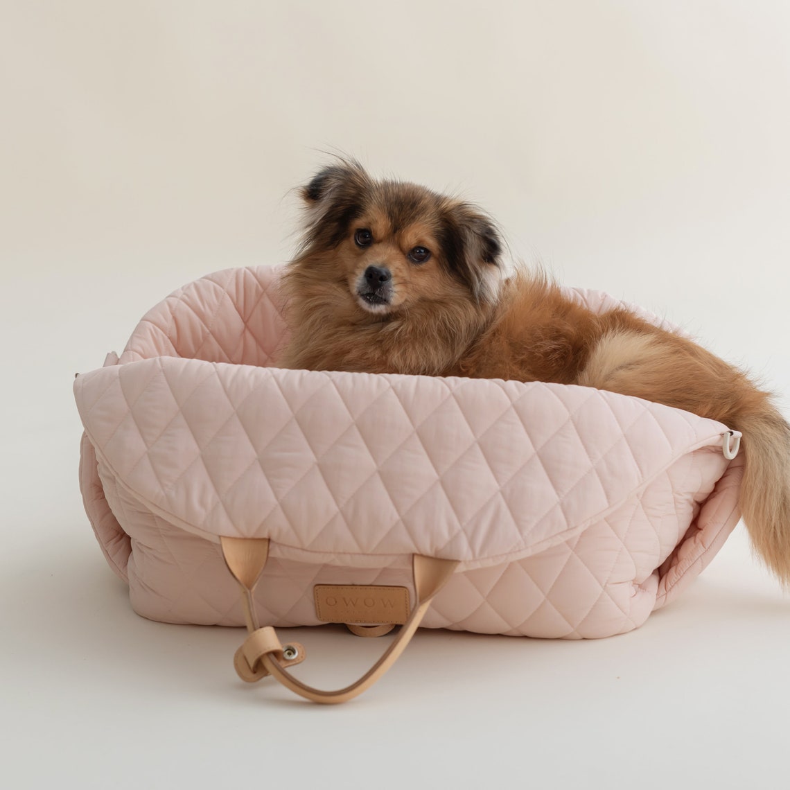 Dog Car Seat Pet Carrier Bag Dog Bed_pink Etsy