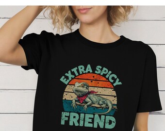 Funny Bearded Dragon Shirt: Spicy Lizard Lover Unisex Tee