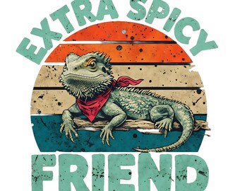 Bearded Dragon PNG | Funny Bearded Dragon Clipart | Cute Lizard Sublimation Design | Reptile Lover Digital Download, Bearded Dragon