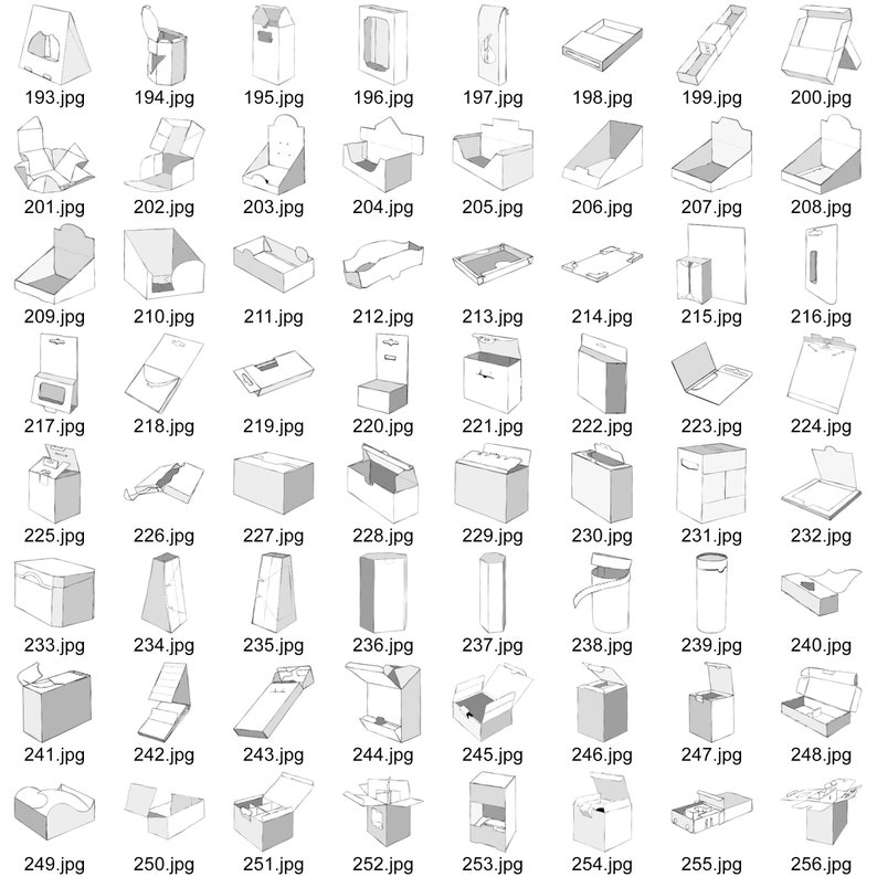 Le lot idéal pour la fabrication de boîtes : fichiers SVG découpés au laser, conception de boîte et emballage cadeau méga vecteur Idéal pour les travaux manuels image 6