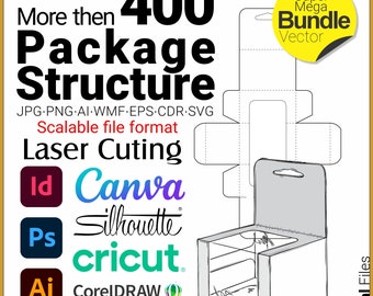 The Perfect Box Making Bundle: Laser Cut SVG Files, Box Design & Gift Packaging Mega Vector Pack - Ideal for DIY Crafts!