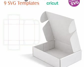 Rectangle Gift Box SVG Templates | Cricut Laser Cut File (Digital Download)