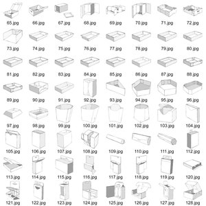 Le lot idéal pour la fabrication de boîtes : fichiers SVG découpés au laser, conception de boîte et emballage cadeau méga vecteur Idéal pour les travaux manuels image 5