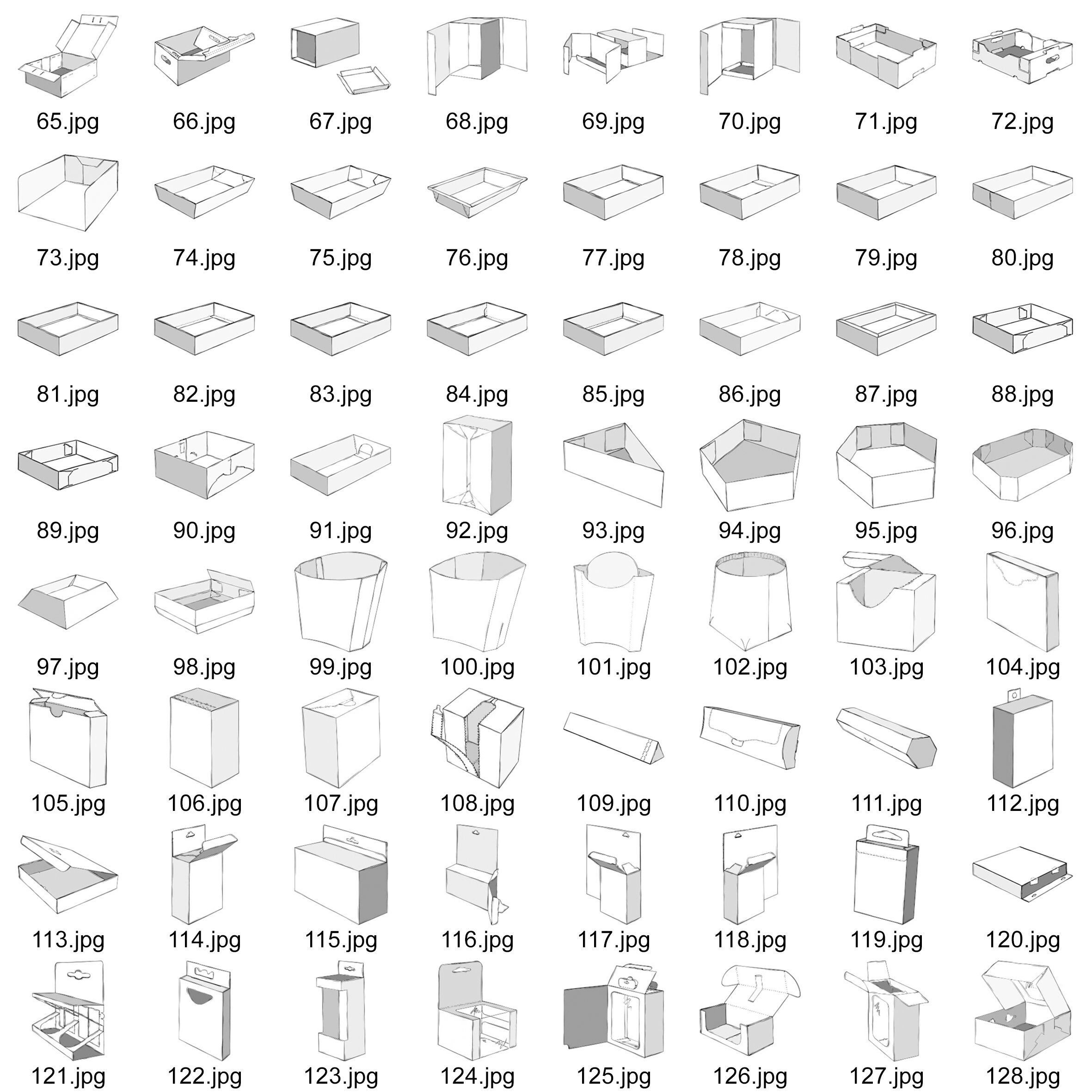 Laser Cut Box SVG Bundle: Package Design Mega Vector Pack (digital ...