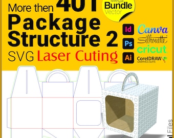 The Perfect Box Making Bundle-3: Laser Cut SVG Files, Box Design & Gift Packaging Mega Vector Pack - Ideal for DIY Crafts!