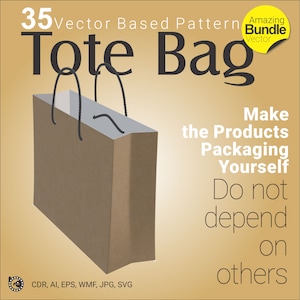 Pacote de vetores de sacolas: design de embalagens, criação de caixas e sacolas - EPS, WMF para corte a laser, pacote de vetores de embalagens para presentes, pacote, arquivos SVG