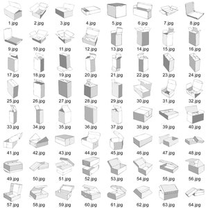 Le lot idéal pour la fabrication de boîtes : fichiers SVG découpés au laser, conception de boîte et emballage cadeau méga vecteur Idéal pour les travaux manuels image 7