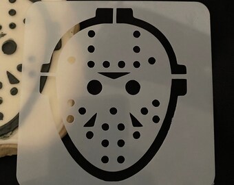 Jason Cookie Stencil, 4x4