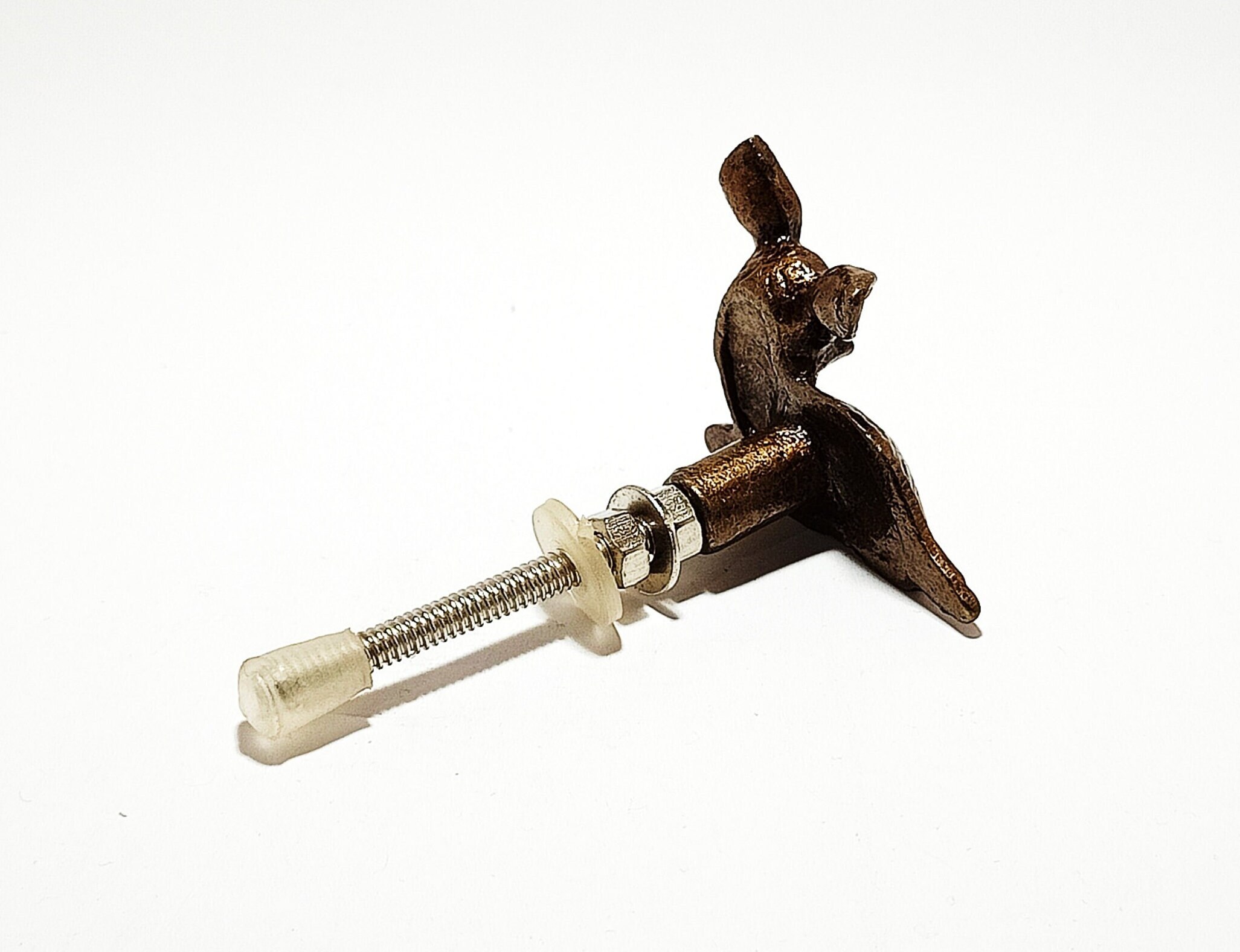 Zeckos - Antique Bronze Cast Iron Rustic Deer Antler Drawer Pull Cabinet Handle Set Of 6 Zeckos - Antique Bronze Cast Iron Rustic Deer Antler Drawer Pull Cabinet Handle Set Of 6