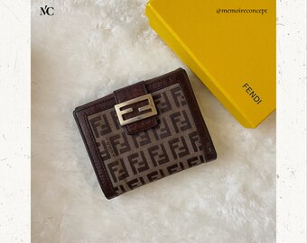vintage fendi zucca wallet