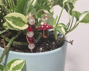 Mushroom Plant Stake