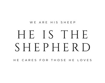 Shepherd- Inspirational quote, digital download, instant, art, jpg, svg