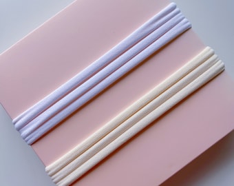 thin nylon headband, soft nylon bands, baby headband supplies, hair bow diy supplies, soft stretchy one size fits all, diy headband supplies