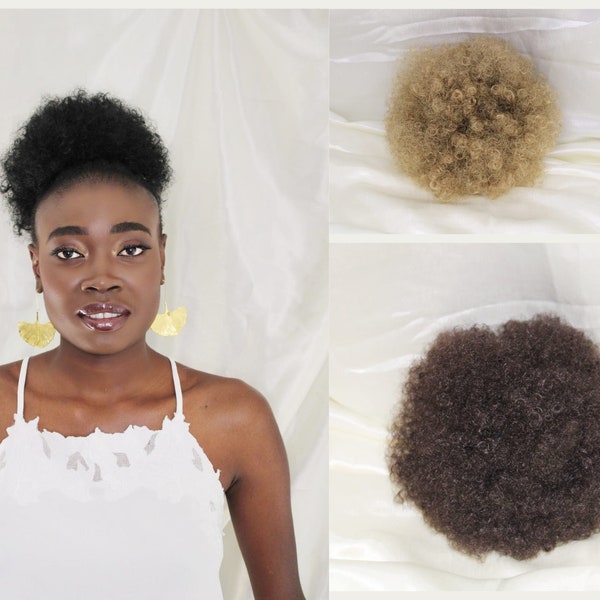 Postiche afro, ponytail afro