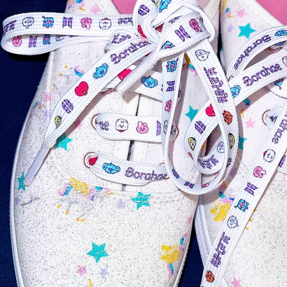 BTS borahae BT21 Shoelaces PTD Las 