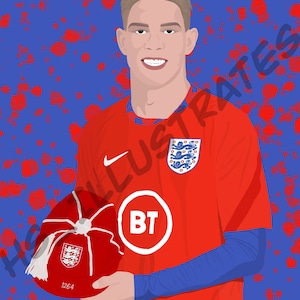 Illustration Of Emile Smith-Rowe
