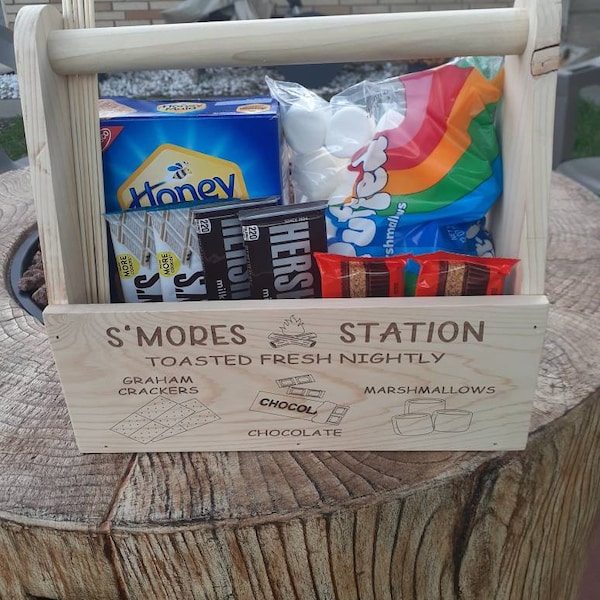Campfire S'mores Station Box