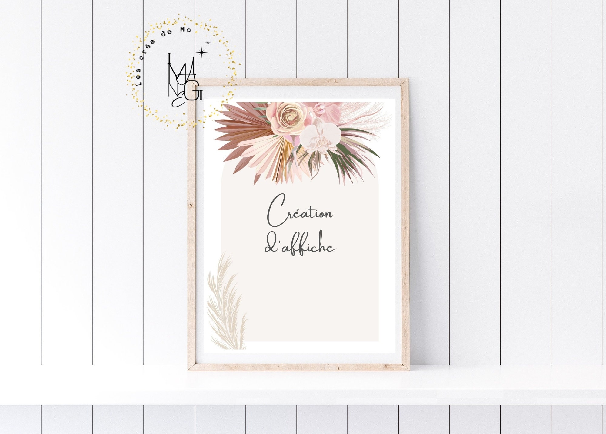 Création d'affiche | Anniversaire Amour Annonce Naissance Personnalisation Affiche Personnalisée