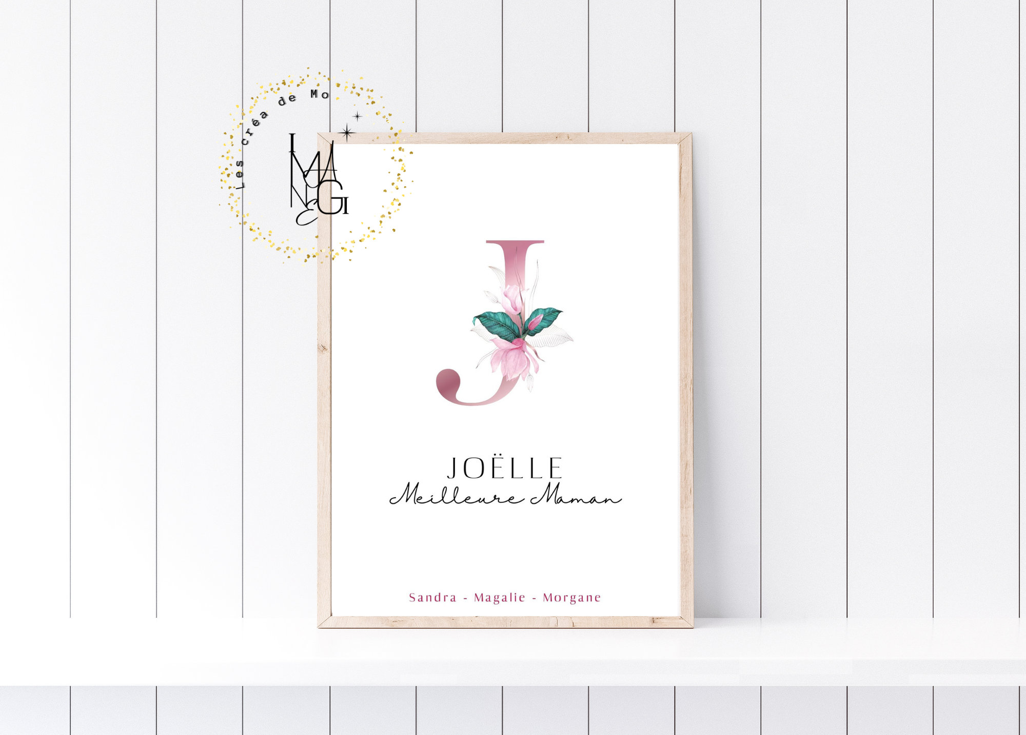 Affiche Maman | Affiche Personnalisée Fête Des Mères Cadeau Personnalisé Les Créa de Mo