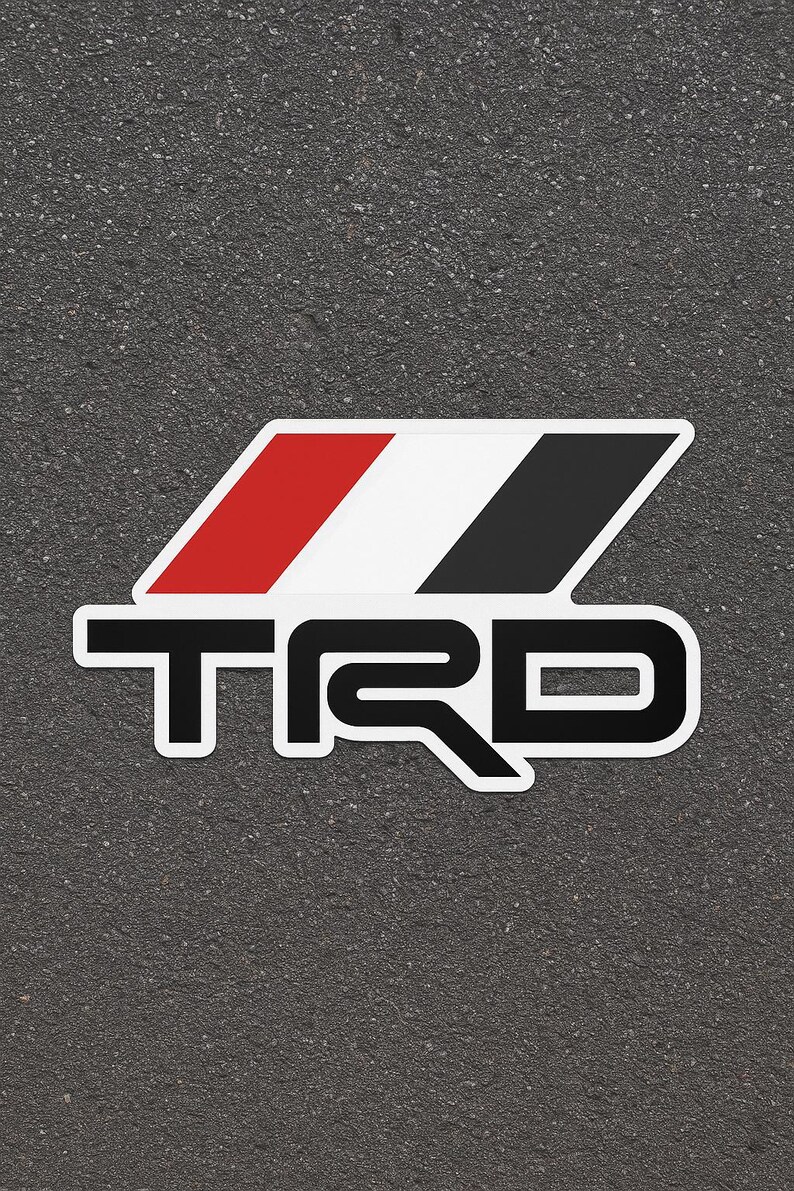 Trd Racing Lettering Toyota TRD Racing Sticker | JDM Car Decal - Etsy Canada