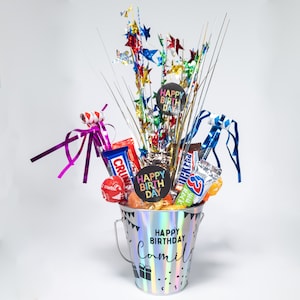 Personalized Happy Birthday Candy Gift Basket
