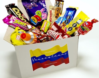 Venezuela Snacks / Chucherias Venezolanas / Candy Box / Cotillon / Regalo Venezolano