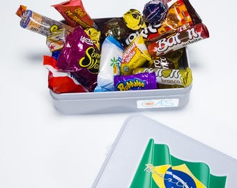 Snacks brésiliens / Coffret cadeau / Bonbonnière / Bonbons du Brésil