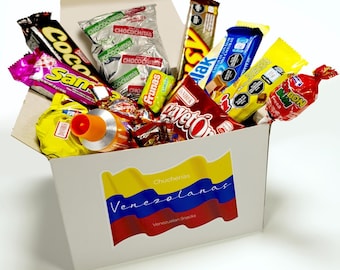 Venezuela Snacks / Chucherias Venezolanas / Candy Box / Cotillon / Regalo Venezolano