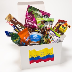 Snacks colombiens / Coffret cadeau Dulces Colombianos/Regalo Colombiano/Colombie