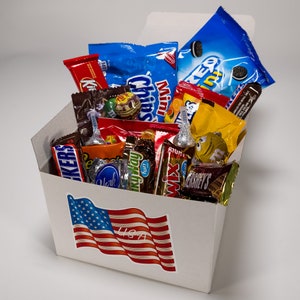 Coffret cadeau USA Treats / Coffret bonbons / Friandises américaines / Bonbons d'Amérique / Bonbons américains