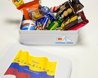Colombian Snacks / Dulces Colombianos/Regalo Colombiano/ Colombia Tin Gift Box
