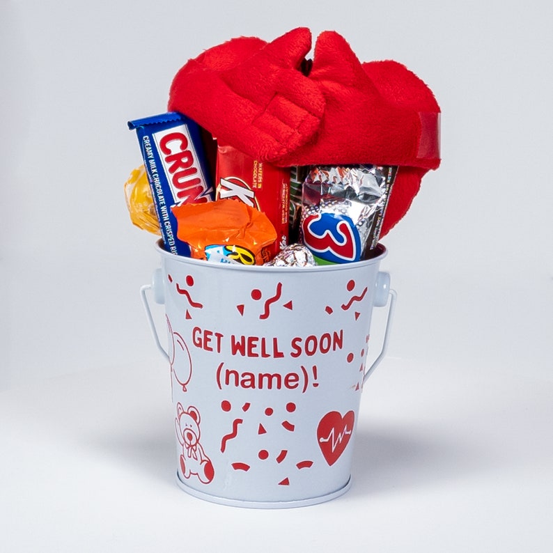 Personalized Get Well Candy Basket - Etsy